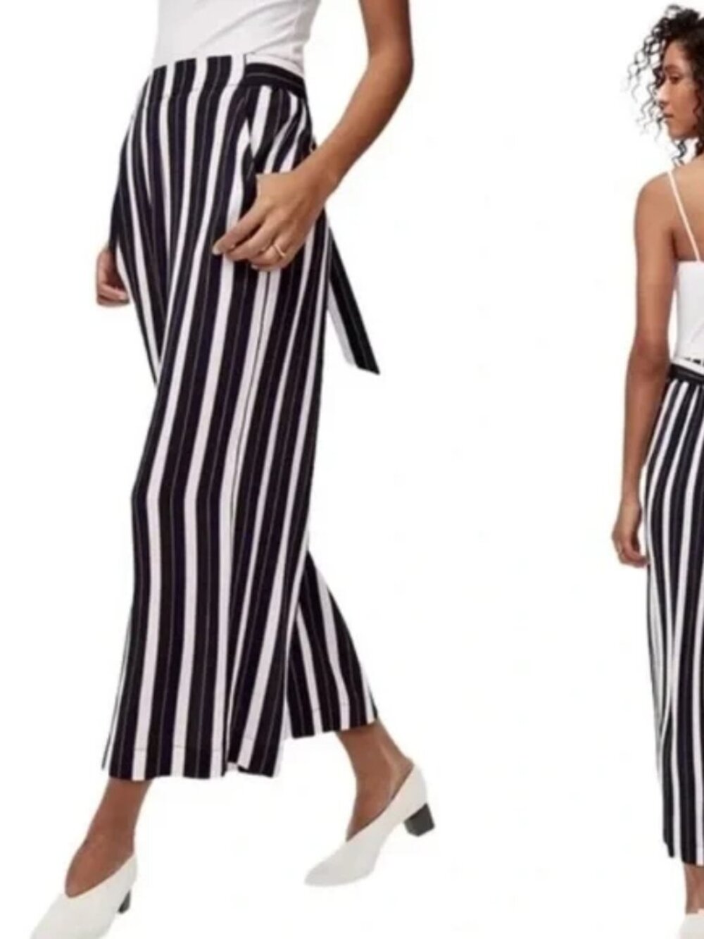 Wilfred Faun Wide Leg Striped Pants